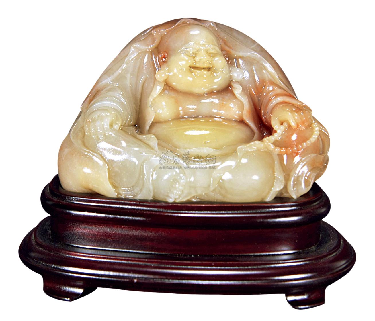 1188 甘文生作善伯弥勒摆件