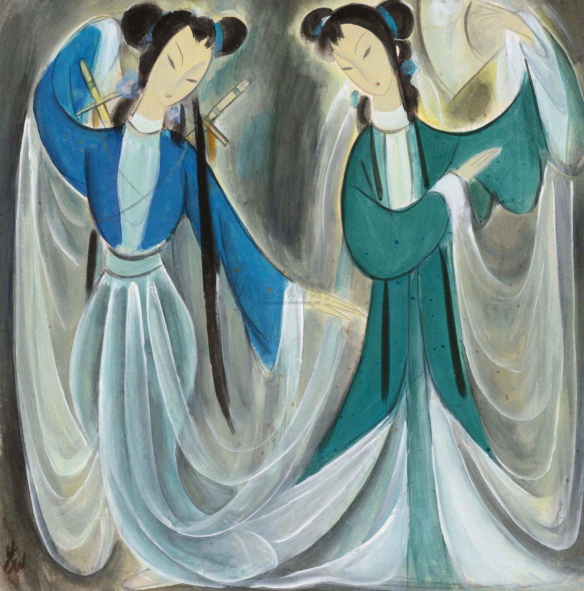 【白蛇传 镜片 设色纸本】拍卖品_图片_价格_鉴赏_绘画_雅昌艺术品