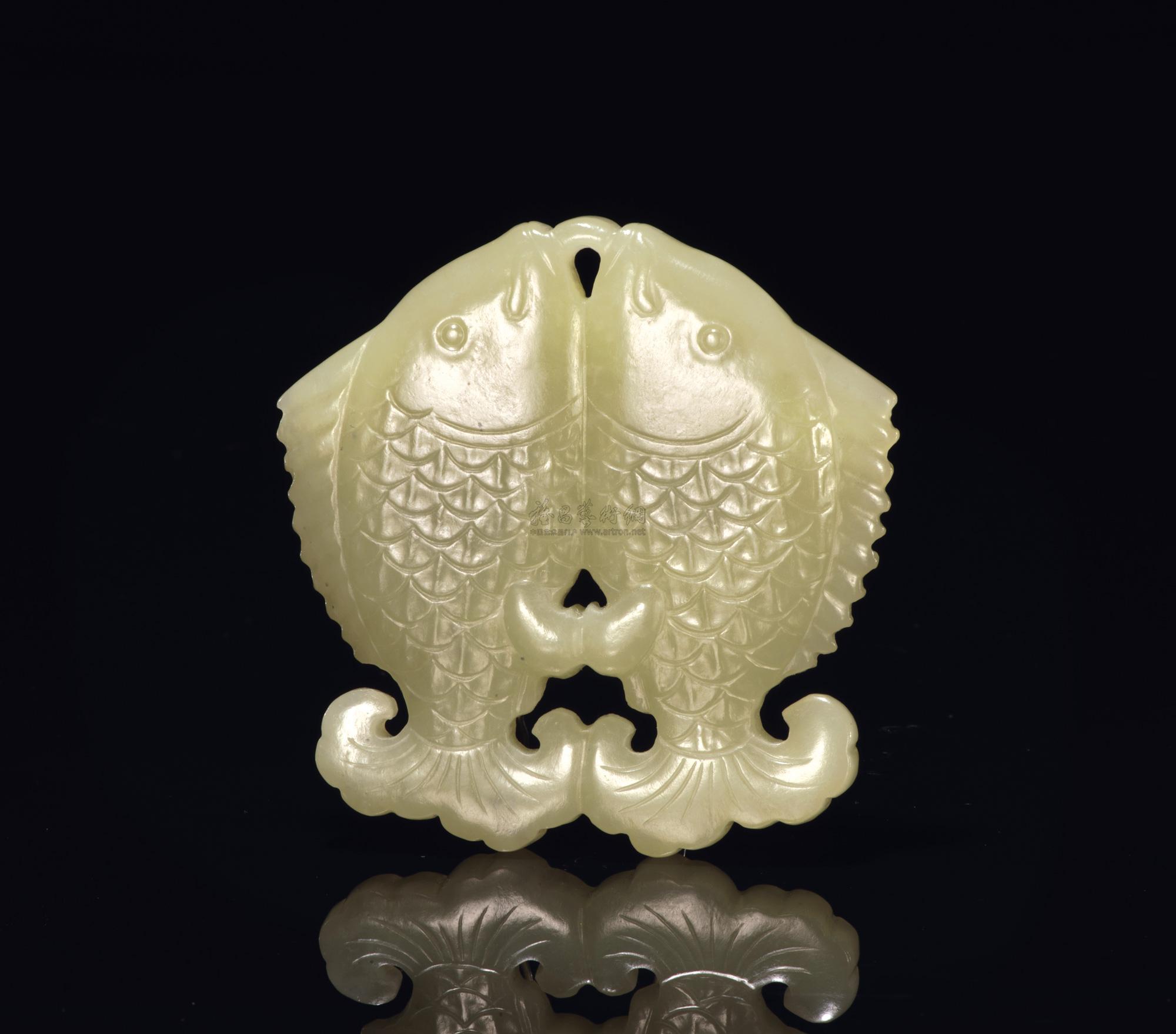 【清 黄玉双鱼】拍卖品_图片_价格_鉴赏_佩件_雅昌艺术品拍卖网