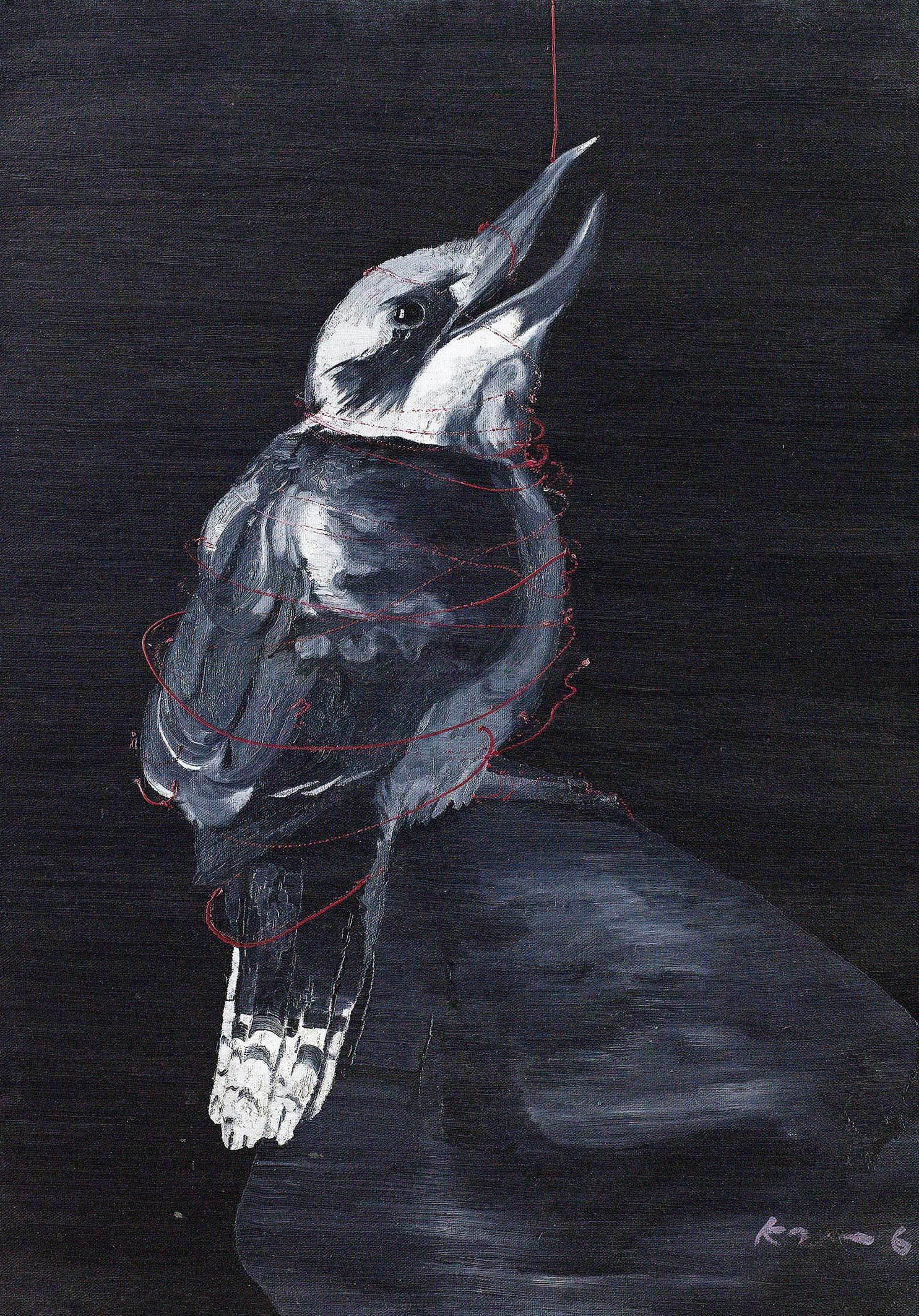 1086 2006年作 鸟 布面油画