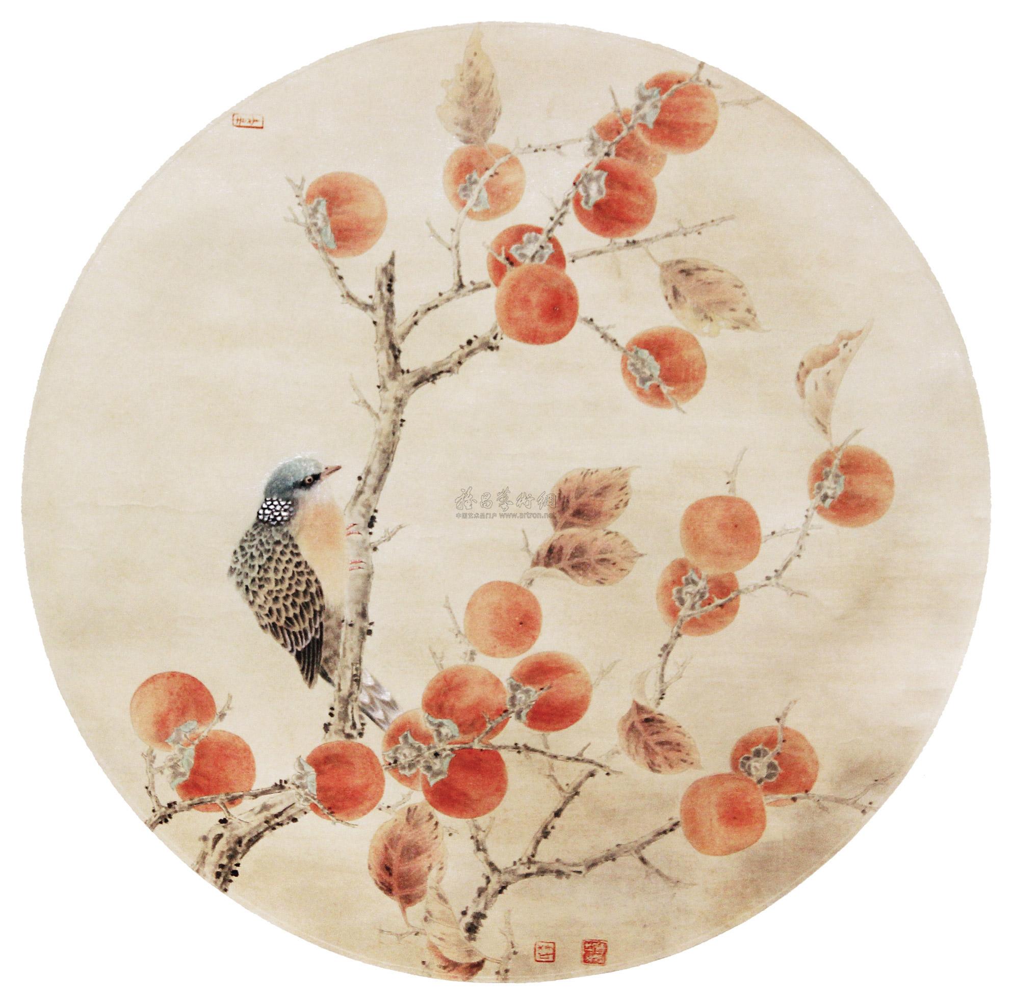 【花鸟 镜片 设色纸本】拍卖品_图片_价格_鉴赏_绘画_雅昌艺术品拍卖