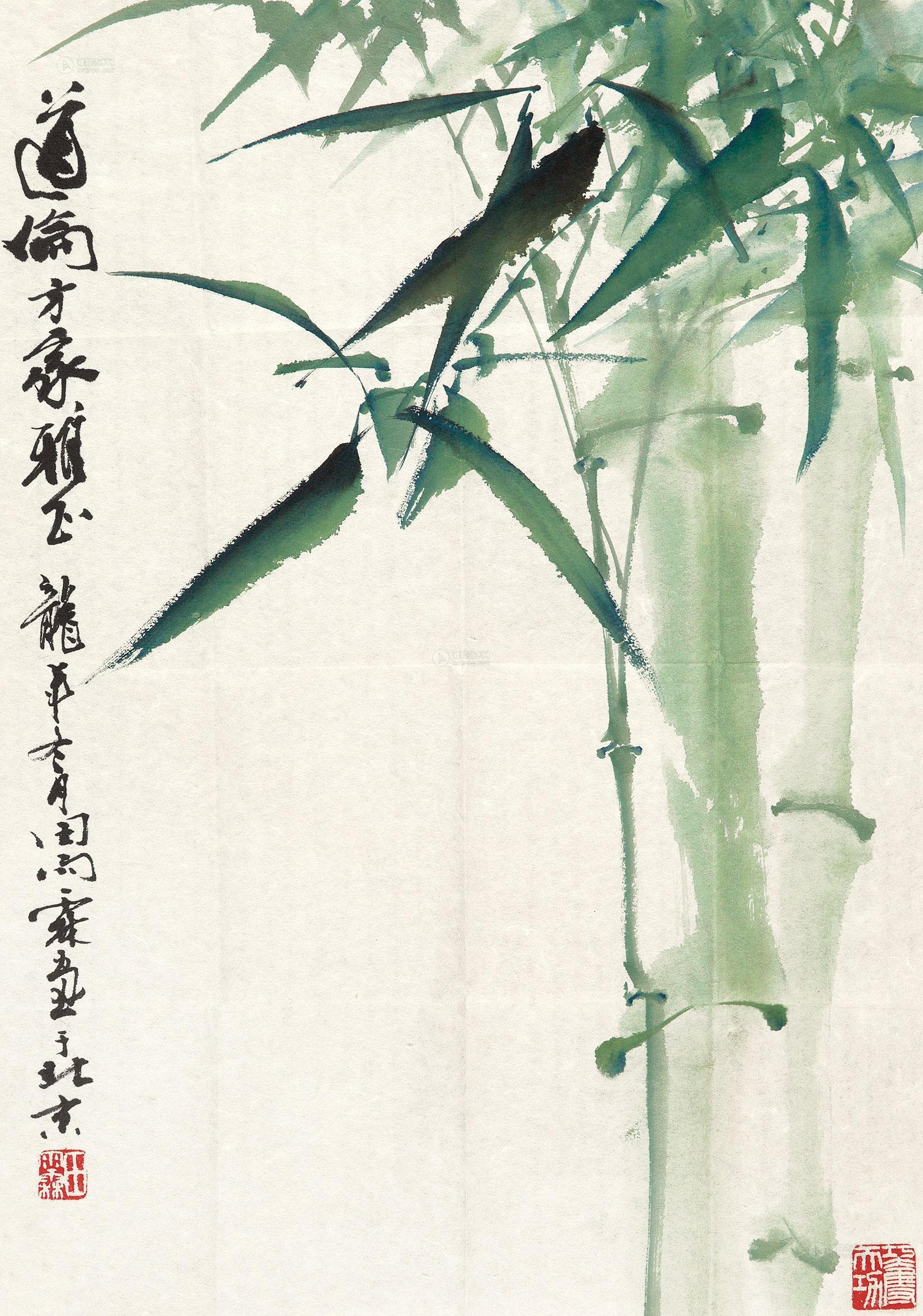 1006 节节高升 镜心 设色纸本