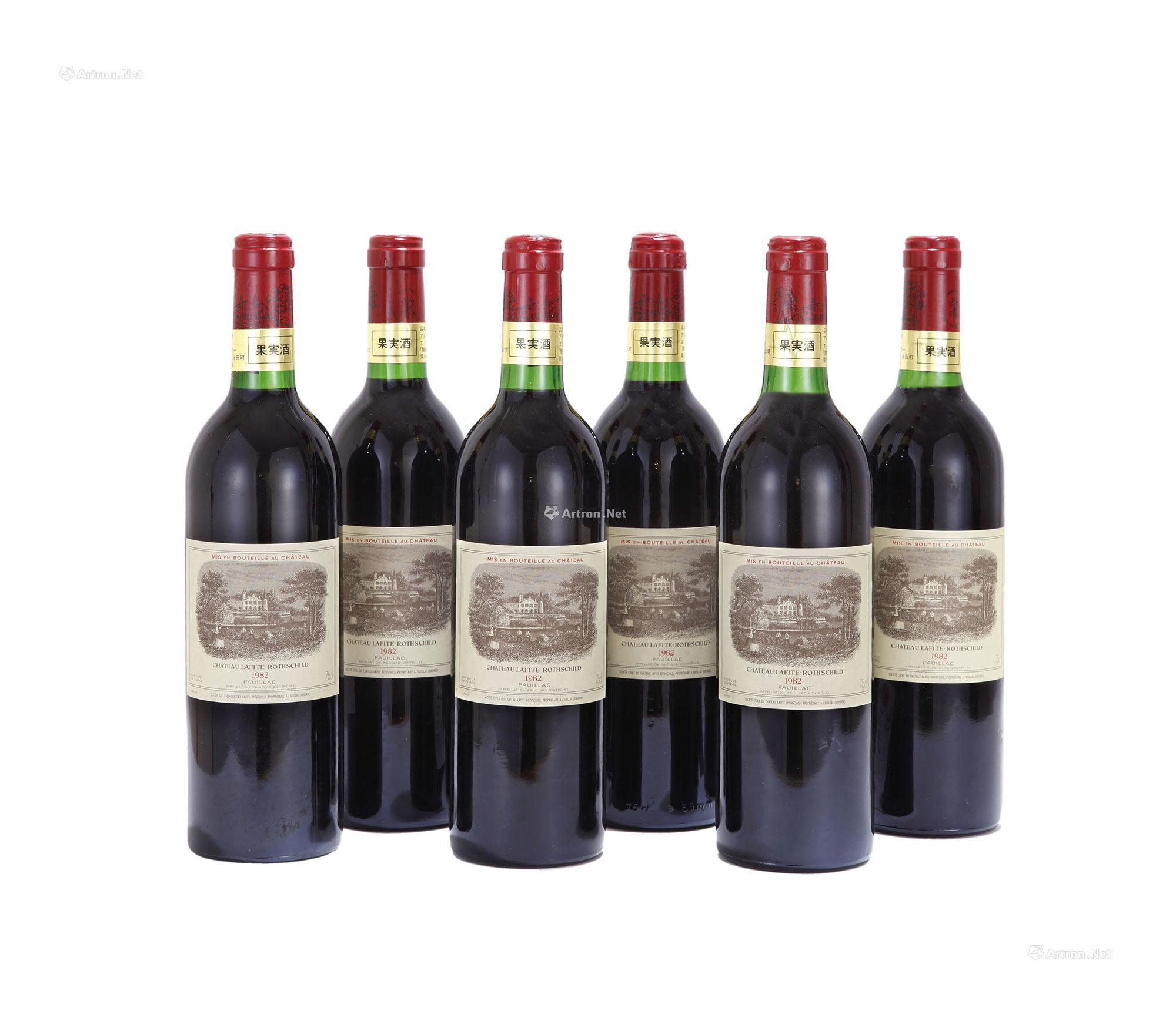 0518 chteau lafite rothschild,pauillac 1er cru classé 1982