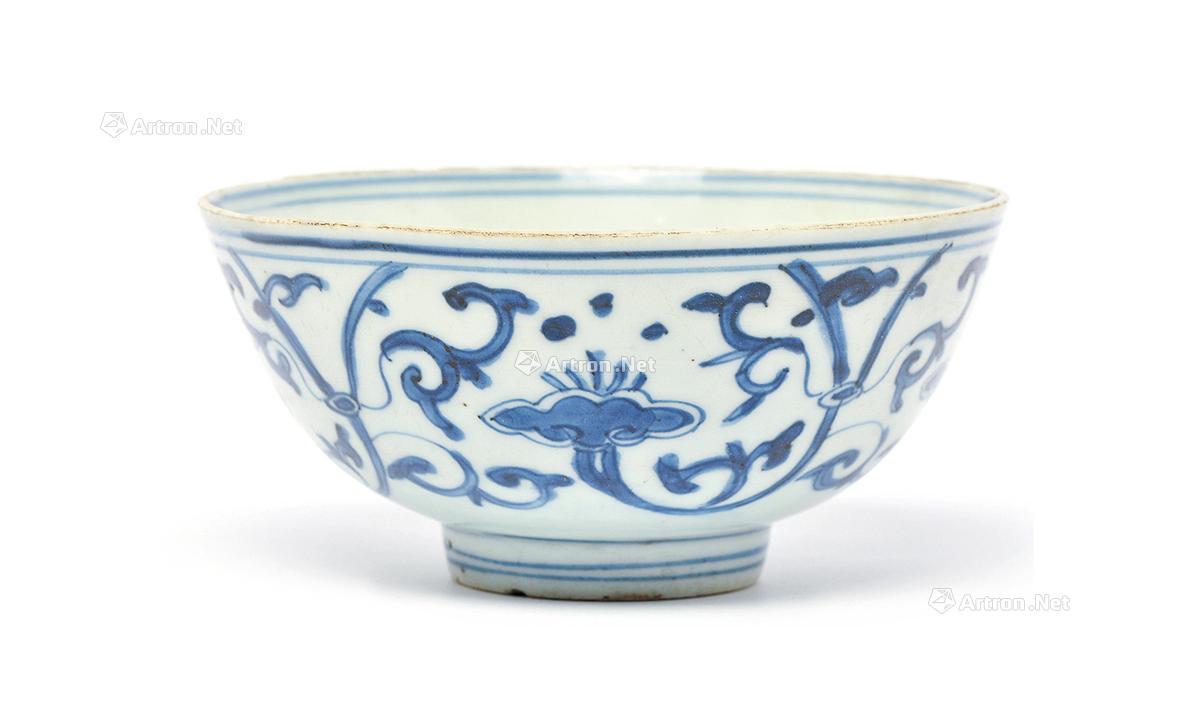 【明 青花灵芝纹碗】拍卖品_图片_价格_鉴赏_明代青花瓷器_雅昌艺术品