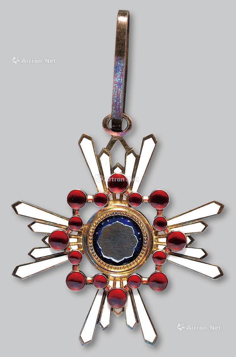 *1990 日本政府颁发"勋三等瑞宝章"一枚