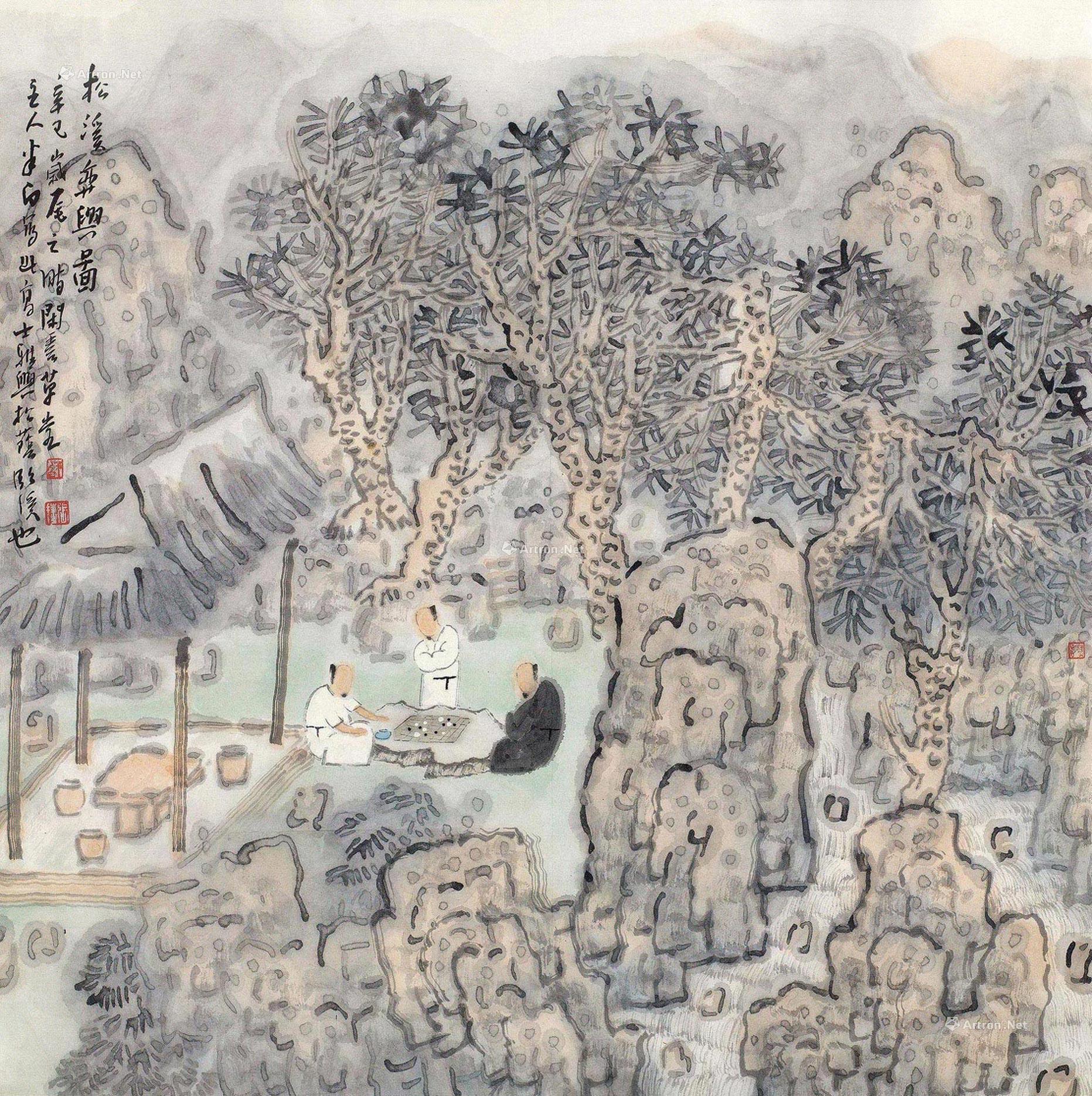 拍卖首页 浙江鸿嘉拍卖有限公司 2014秋季艺术品拍卖会 《当代中国画