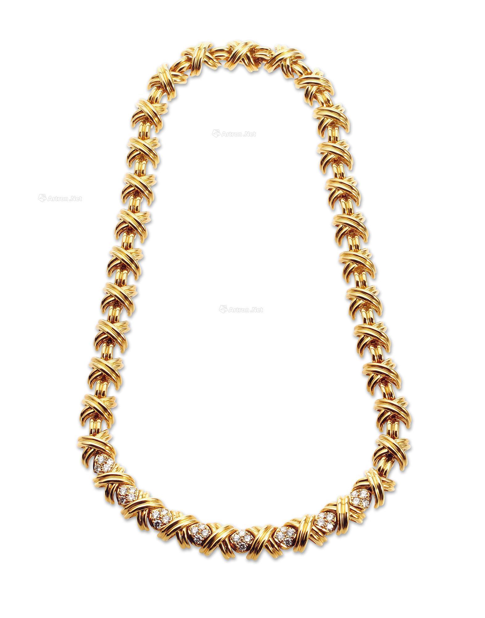 1523 tiffany古董钻石项链