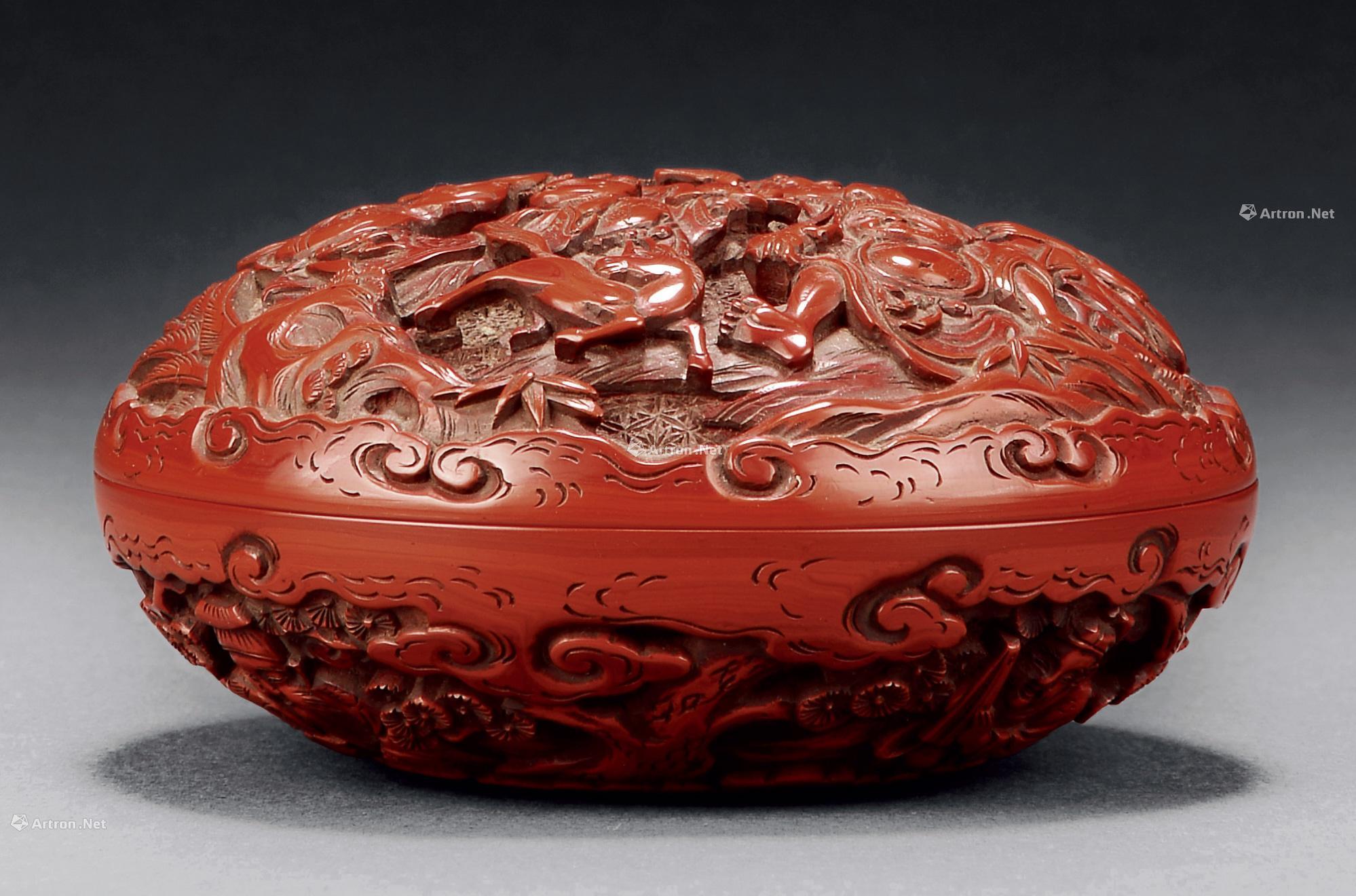 【明初 剔红八仙香盒】拍卖品_图片_价格_鉴赏_漆器_雅昌艺术品拍卖网