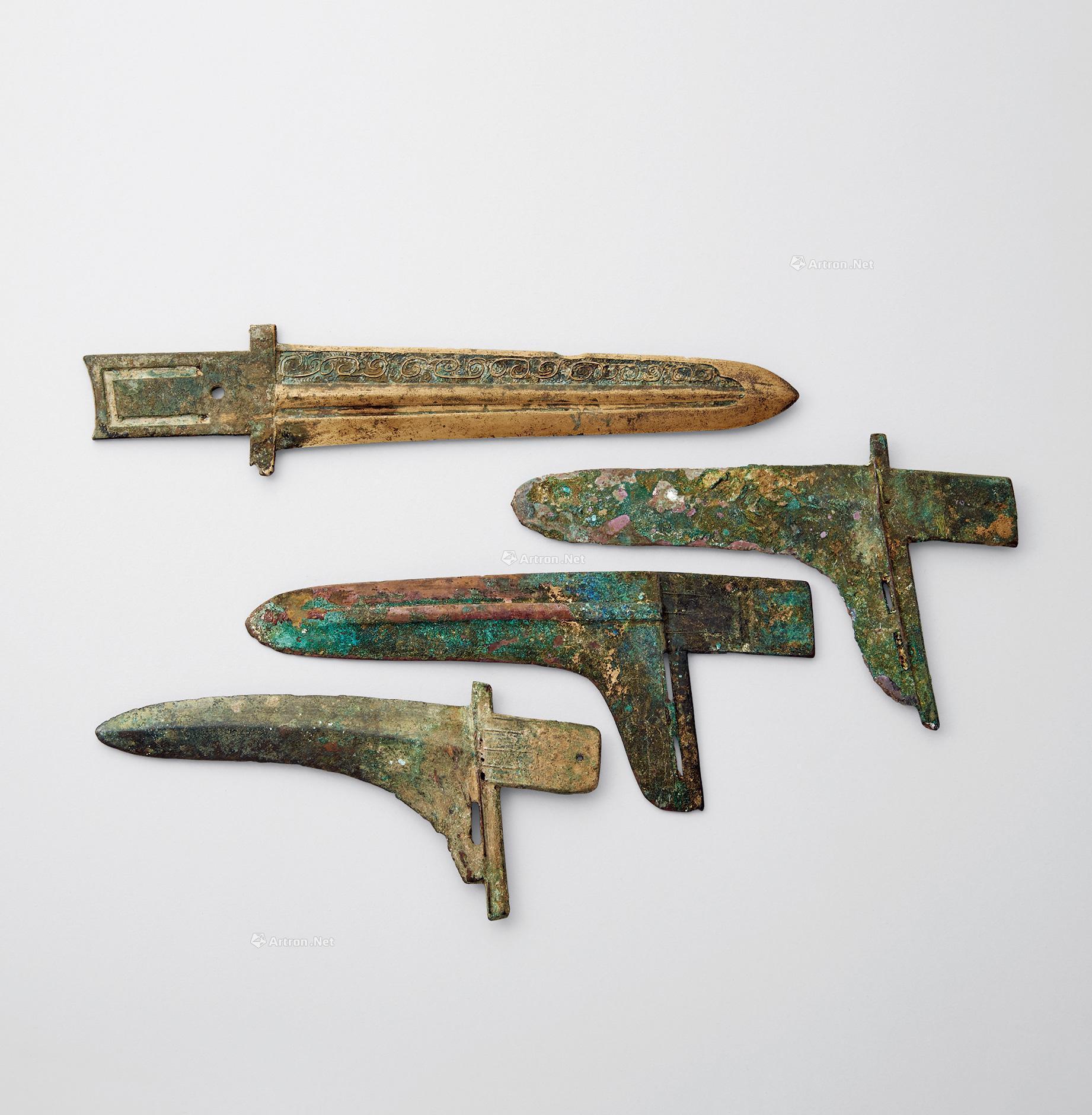 【周 青铜戈等 (四件)】拍卖品_图片_价格_鉴赏_青铜器_雅昌艺术品