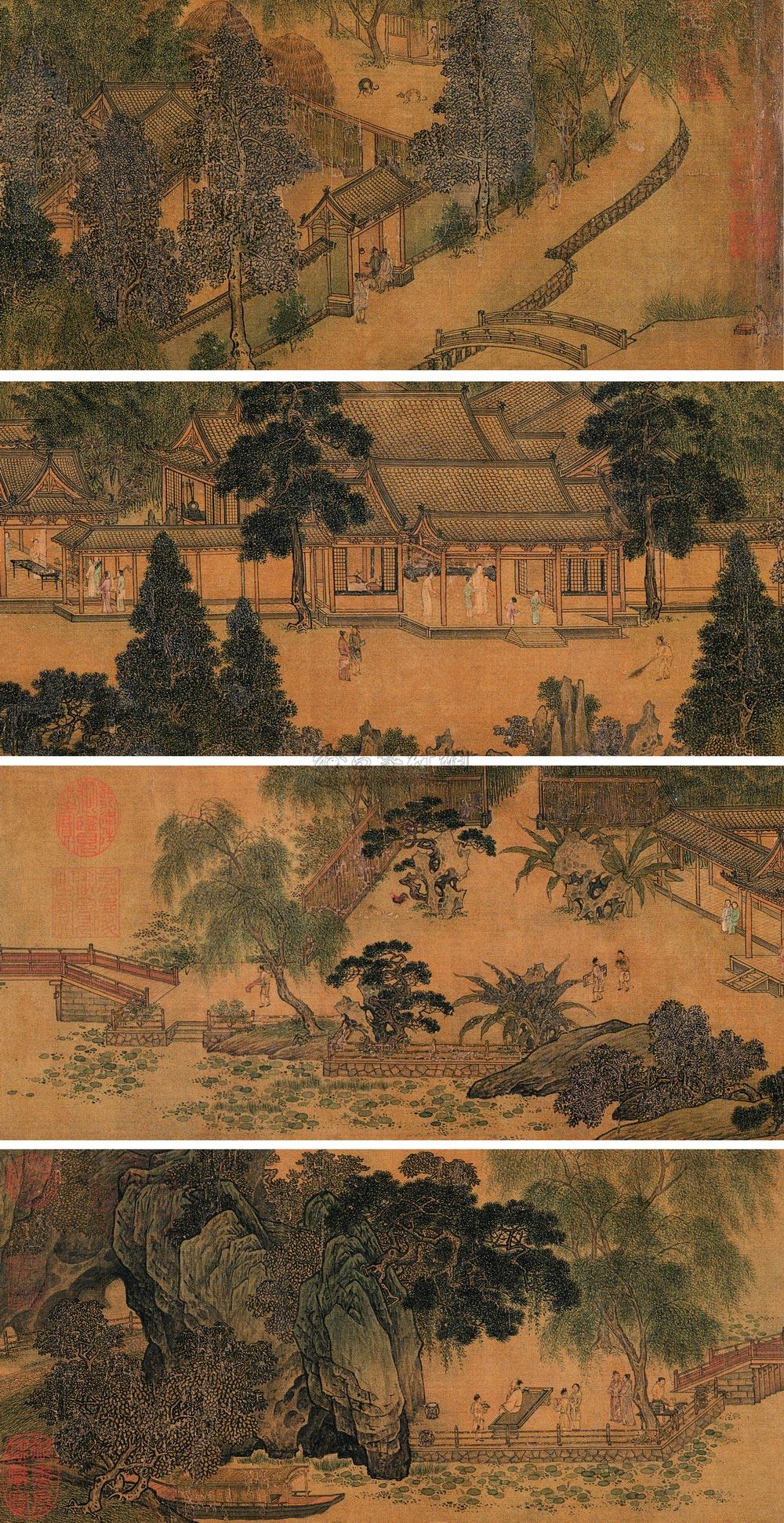 0625 汉宫秋图 手卷 设色绢本