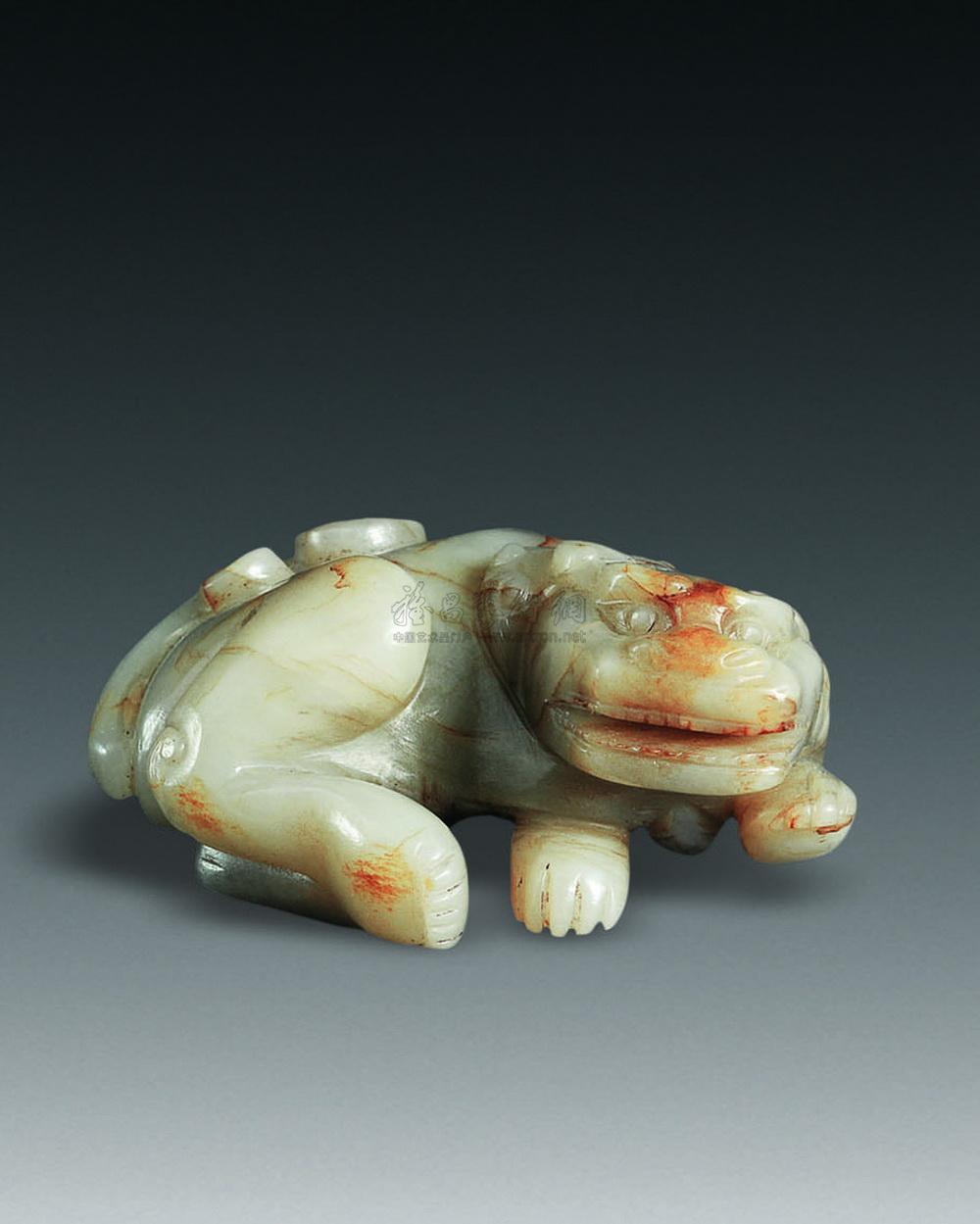 1032 明 玉卧兽