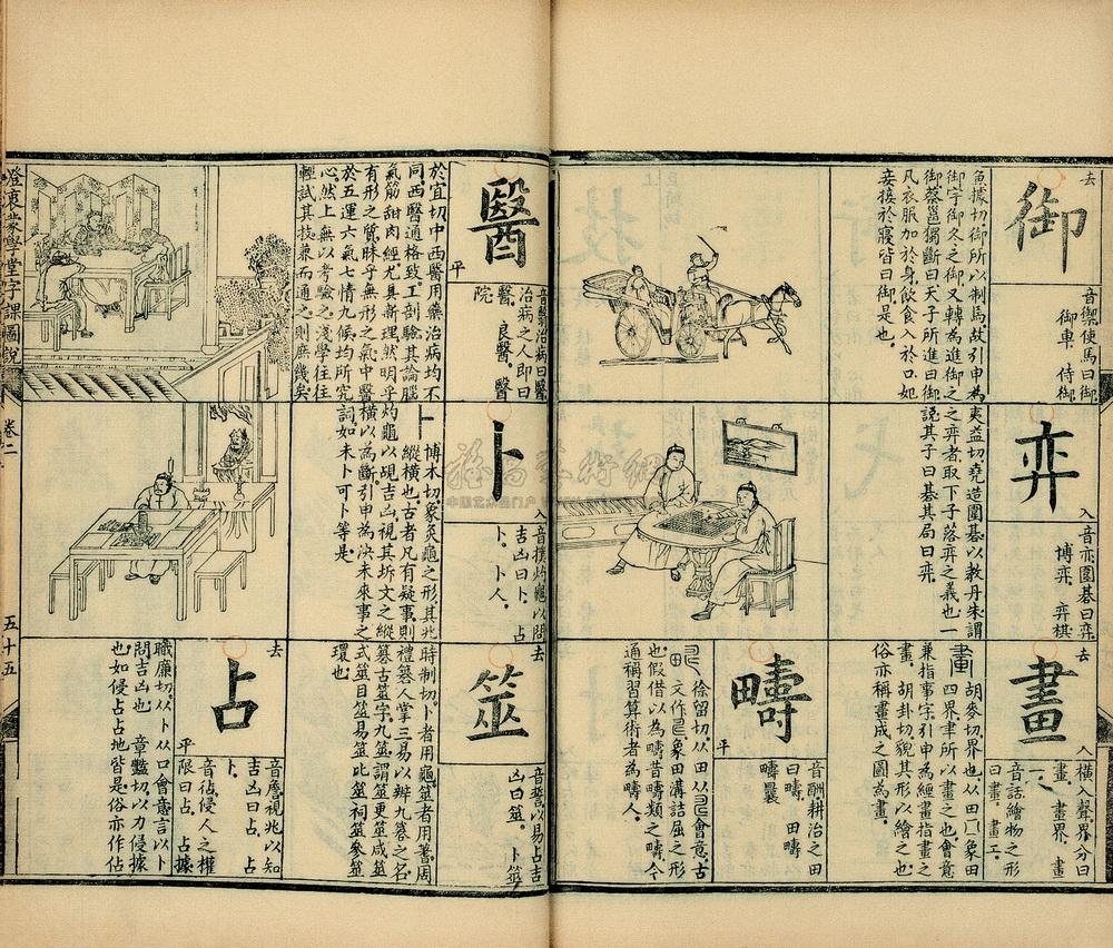 【清 字课图说四卷】拍卖品_图片_价格_鉴赏_历代