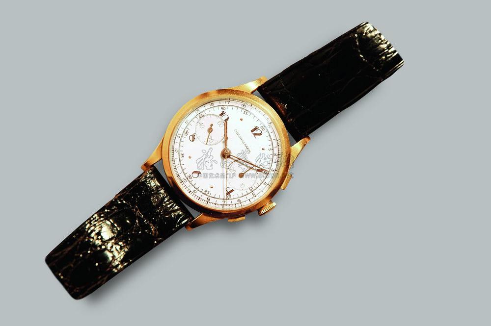 3512 瑞士 chronograph 18k金壳计时手表