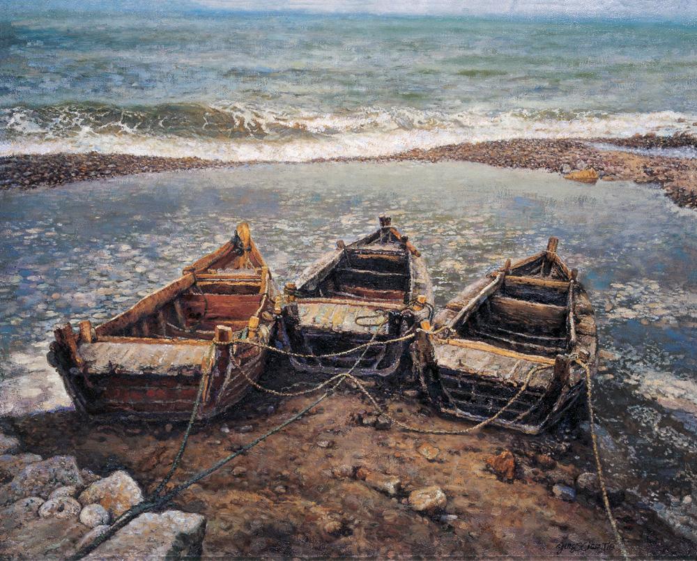 【1996年作 船 布面 油画】拍卖品_图片_价格_鉴赏_油画_雅昌艺术品拍