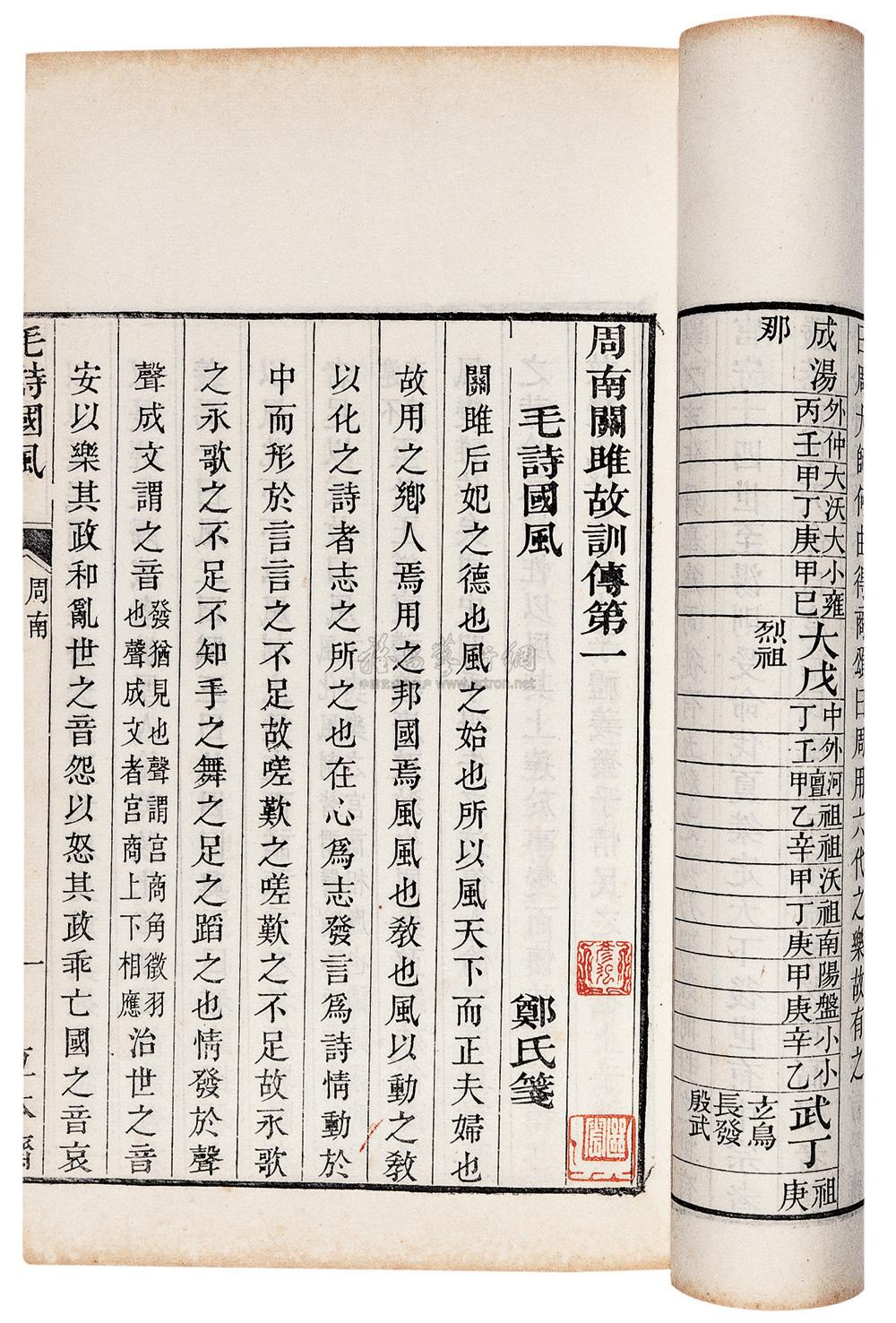 *0832 汉·郑玄笺 毛诗故训传三十卷