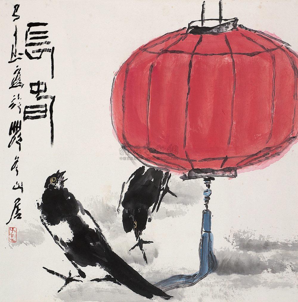 0156 长春 镜心 设色纸本