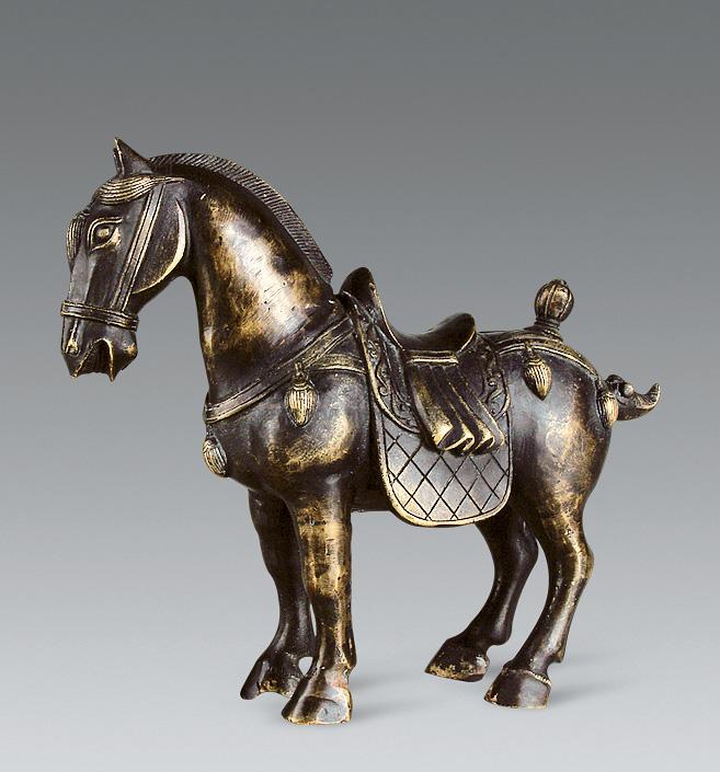 0712 清 铜马