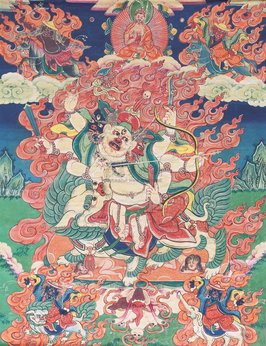 1610 清 白哈尔唐卡