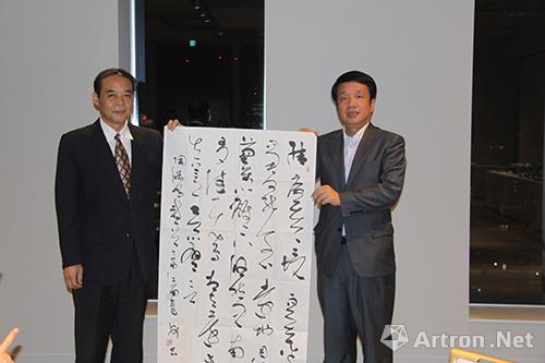 "书刻铭心"---薄田东仙,王志安,李俊书法刻字绘画作品展,在日本东京