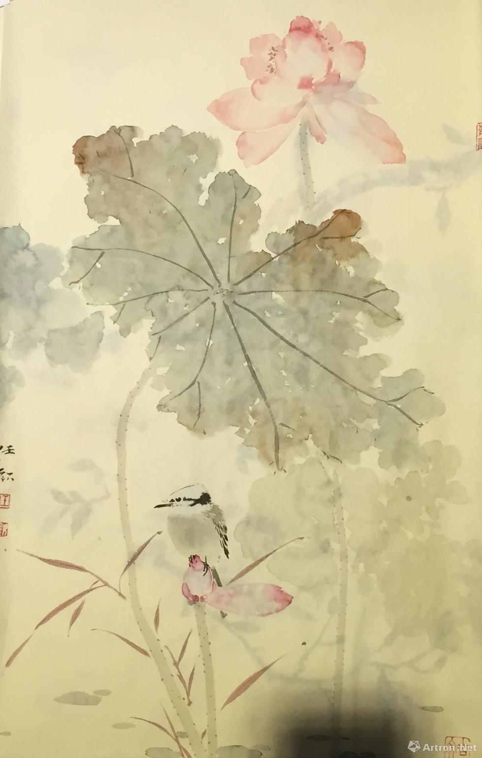 《花鸟》  任欢 61x44cm