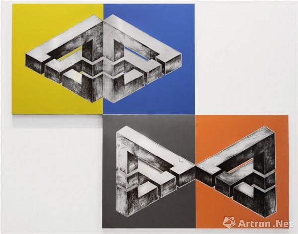 《悖论空间》  周啸虎 200x260cm 2014年