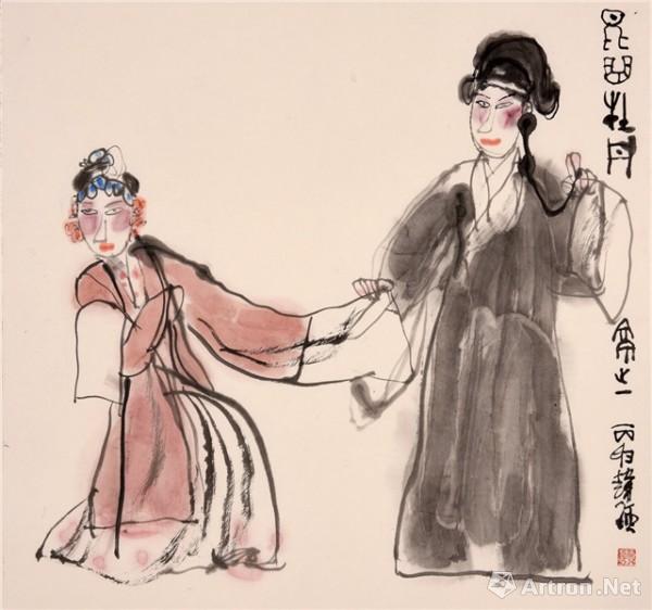 "漫游牡丹亭"纪念汤显祖逝世400周年 2016中国戏曲人物画年展