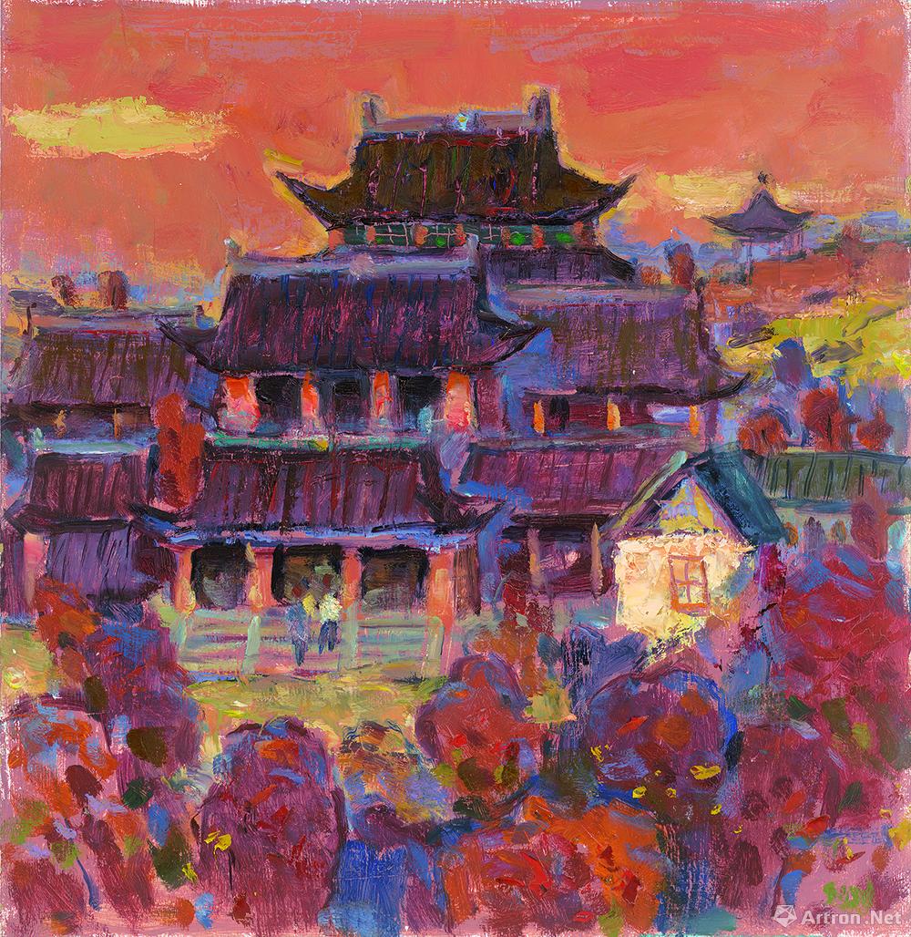 5x40.5cm  纸面油画