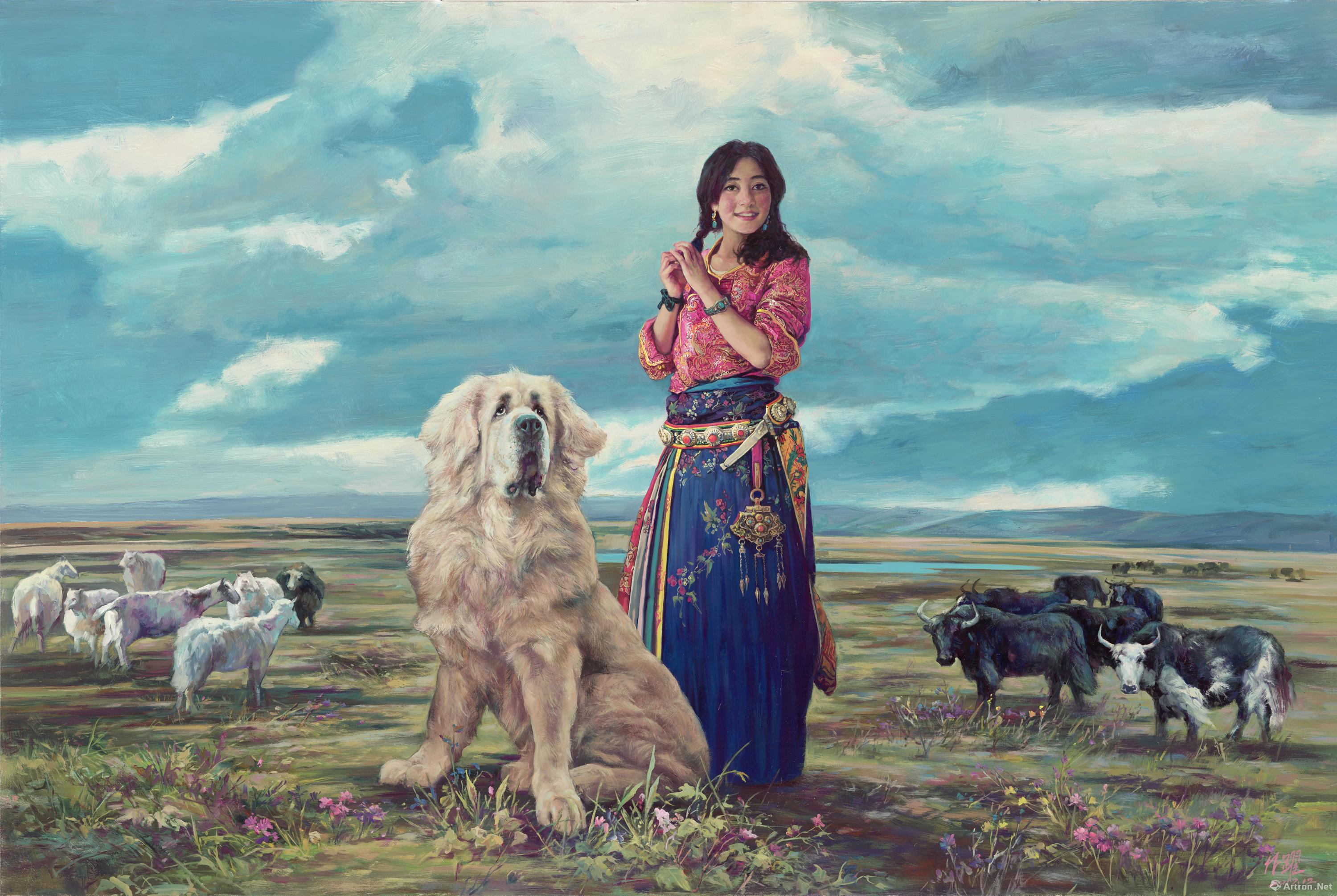 "大美高原"林跃藏地油画展