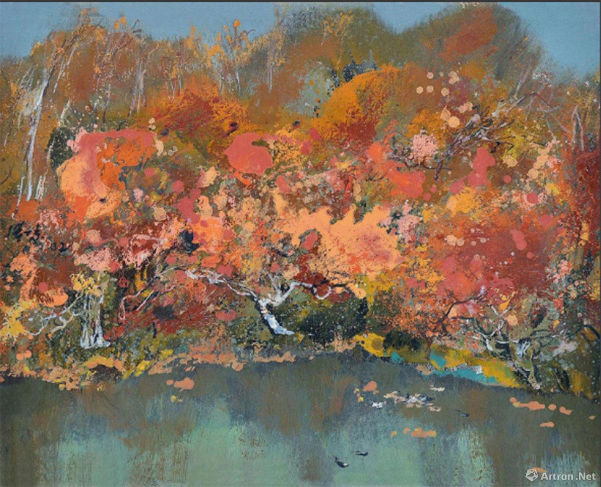 《秋色》  洪凌 68x80cm 2012年 布面油画