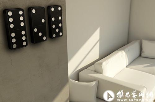 看表不再是为了知道时间：骨牌时钟