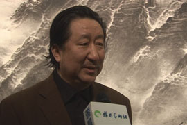 【视频】许钦松山水画展访杨晓阳