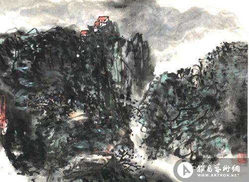 王伯敏教授作品黄山高 王伯敏教授作品黄山高