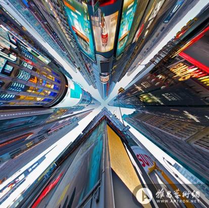 纽约摄影师利用视觉错误制造奇幻大都市