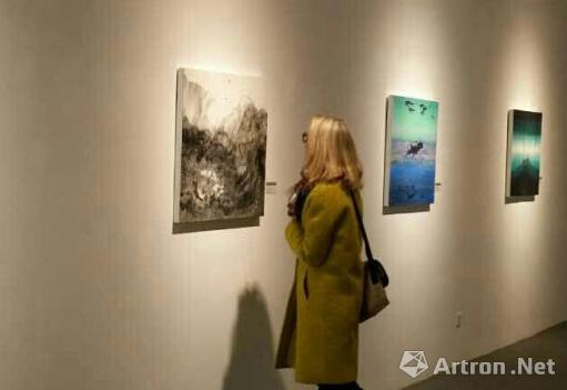 尚春观念水墨展在上海M50开幕(图)