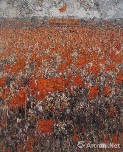 开国大典·人民万岁 240cm×200cm 2014年